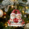 Joycorners Growing Old Together Christmas, Home Decor, Christmas Ornament 2D Flat LM2111