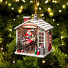 Joycorners Santa's Tattoo Christmas Ornament, Personalized Ornament 2D Flat LM2211