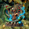 Joycorners Custom Name Mexico Love Ornament, Christmas Gift for Mexican 2D Flat LM2111