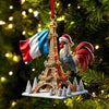 Joycorners Custom Name France Ornament,  Christmas Gift for France Lover 2D Flat LM2111