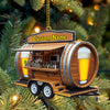 Joycorners Custom Name Barista Ornament, Barista Christmas Decoration5 2D Flat LM2111
