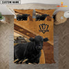 Joycorners Black Angus Cattle Customized Bedding set