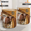 Joycorners Shorthorn Cattle Brown  Custom Name  Basket