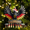 Joycorners Custom Name Germany Ornament, German Lover Christmas Gift 2D Flat LM2111
