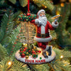 Joycorners Custom Name Santa Ornament, Santa Christmas Gift1 2D Flat LM2111