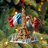 Joycorners Custom Name France Ornament,  Christmas Gift for France Lover 2D Flat LM2111
