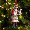Joycorners Custom Name Bakery Santa Ornament, Christmas Gift 2D Flat LM2211