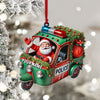 Joycorners Police Santa Home Decor Christmas Ornament, Personalized Ornament 2D Flat LM2211