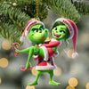 Joycorners Custom Name Couple Christmas Ornament, Lover Christmas Gift3 2D Flat LM2111