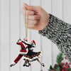 Joycorners Custom Name Couple Dance Ornament, Couple Christmas Gift 2D Flat LM2111