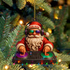 Joycorners Santa DJ Christmas, Home Decor, Christmas Ornament, Personalized Ornament 2D Flat LM2111