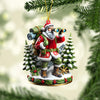 Joycorners Santa Discovery Home Decor Christmas Ornament, Personalized Ornament 2D Flat LM2211