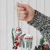 Joycorners Custom Name Dentist Ornament, Dentist Christmas Gift3 2D Flat LM2111