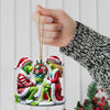 Joycorners Custom Name Couple Ornament, Couple Christmas Gift 2D Flat LM2111