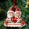 Joycorners Growing Old Together Christmas, Home Decor, Christmas Ornament 2D Flat LM2111