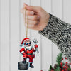 Joycorners Custom Name Mechanic Santa Ornament, Mechanic Christmas Gift5 2D Flat LM2111