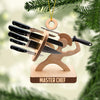 Joycorners Master Chef Christmas Ornament, Personalized Ornament 2D Flat LM2211