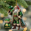 Joycorners Custom Name Ireland Ornament, Ireland Lover Christmas Gift 2D Flat LM2211