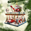Joycorners Gas Station Merry Christmas Ornament, Personalized Ornament 2D Flat LM2211