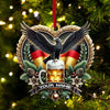 Joycorners Custom Name Germany Ornament, Christmas Gift for Germany Lover 2D Flat LM2211