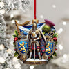 Joycorners Scotland Lover Christmas Ornament, Personalized Ornament 2D Flat LM2211