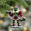 Joycorners Gym Work Out ELF Christmas Ornament, Personalized Ornament, Gymnastics Christmas Gift 2D Flat LM2211