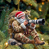 Joycorners Custom Name Photographer Santa Ornament, Photographer Christmas Gift Decoration25 2D Flat LM2111