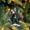 Joycorners Scotland Lover Home Decor Christmas Ornament, Personalized Ornament 2D Flat LM2211
