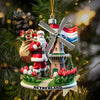 Joycorners Santa Netherlands Christmas Ornament, Personalized Ornament 2D Flat LM2211