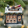 Joycorners Custom Name Beauty Salon Ornament, Beauty Shop Christmas Decor 2D Flat LM2111