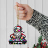 Joycorners DJ Santa Ornament, Personalized Ornament 2D Flat LM2211