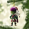 Joycorners Prickly Hair Christmas Ornament, Personalized Ornament 2D Flat LM2211