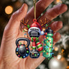 Joycorners Gymmer Christmas Ornament, Personalized Ornament 2D Flat LM2211