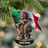 Joycorners Custom Name Mexico Ornament, Christmas Gift for Mexico Lover 2D Flat LM2111