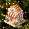 Joycorners Bread Bakery Christmas Ornament, Personalized Ornament 2D Flat LM2211