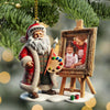 Joycorners Custom Name and Photo Santa Ornament, Christmas Gift for Family 2D Flat LM2111