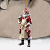 Joycorners Butcher Santa Home Decor Christmas Ornament, Personalized Ornament 2D Flat LM2211