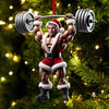 Joycorners Custom Name and Photo Gym Ornament, Gymnastics Christmas Decoration 2D Flat LM2111