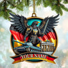 Joycorners Custom Name Germany Ornament, Christmas Gift for Germany Lover 2D Flat LM2111