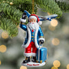 Joycorners Custom Name Pilot Santa Ornament, Pilot Christmas Gift 2D Flat LM2111
