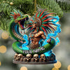 Joycorners Custom Name Mexico Love Ornament, Christmas Gift for Mexican 2D Flat LM2111