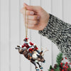 Joycorners Custom Name Santa Winter Ornament, Santa Christmas Gift 2D Flat LM2111