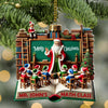 Joycorners Custom Name Teacher Ornament, Teacher Christmas Decoration 2D Flat LM2111
