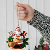 Joycorners Custom Name Baker Santa Ornament, Christmas Gift for Baking Lover 2D Flat LM2211