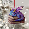 Joycorners Sleeping Little Dragon Christmas Ornament, Personalized Ornament 2D Flat LM2211