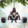 Joycorners Custom Name Jesus Gym Ornament, Gymnastics Christmas Decoration 2D Flat LM2111