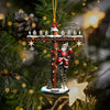 Joycorners Santa Electrician Christmas Ornament, Personalized Ornament 2D Flat LM2211