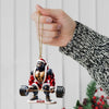 Joycorners King Kong Weight Lifting Christmas Ornament, Personalized Ornament 2D Flat LM2211