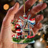 Joycorners Santa Netherlands Christmas Ornament, Personalized Ornament 2D Flat LM2211