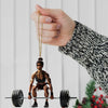 Joycorners Custom Name Woman Gym Work Out Santa Ornament, Gymnastics Christmas Gift89 2D Flat LM2111
